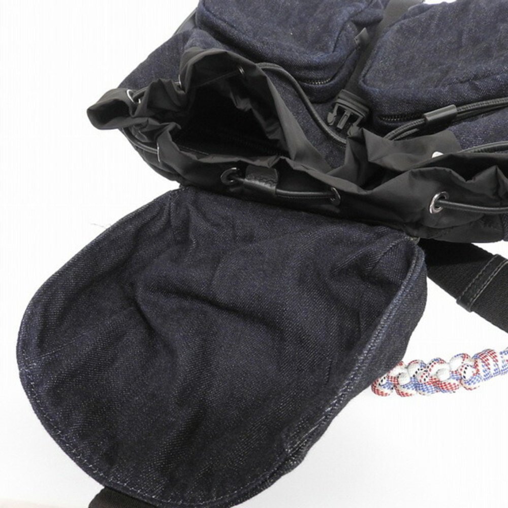 MONCLER Cotton DAUPHINE LARGE Rucksack Backpack F109B5A70010 Blue Ladies - Picture 8 of 10